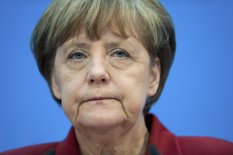 © Reuters. Chanceler alemã, Angela Merkel.