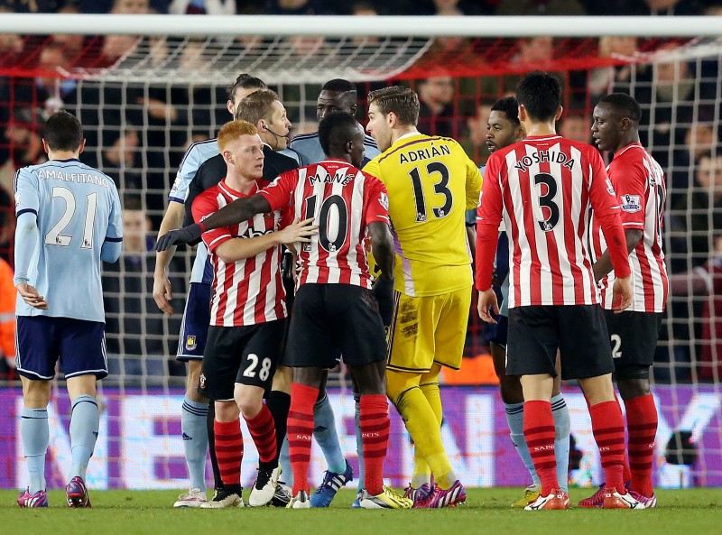 © Reuters. Southampton v West Ham United - Barclays Premier League