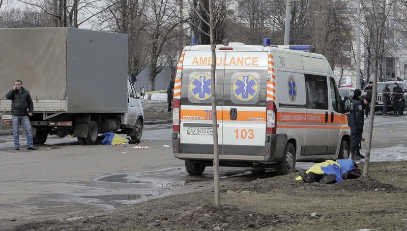 © Reuters. أوكرانيا تخشى اتساع نطاق الحرب بعد انفجار في شرق البلاد