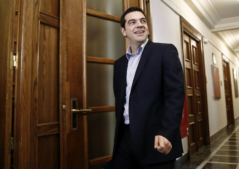 © Reuters. Il premier greco Alexis Tsipras 