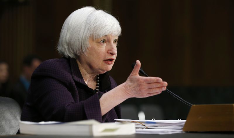 © Reuters. Chair do banco central norte-americano, Janet Yellen.