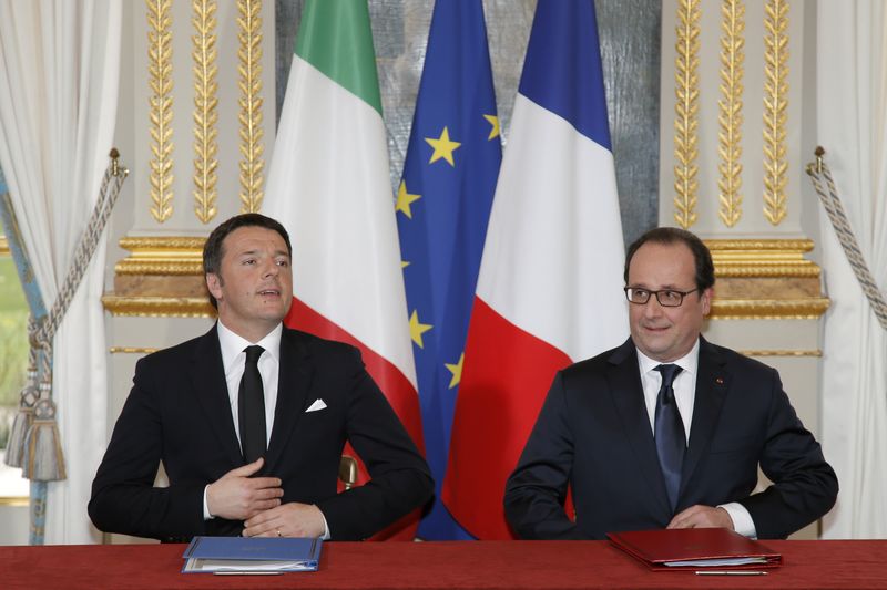 © Reuters. فرنسا وإيطاليا تطالبان باتفاق بين الفصائل الليبية