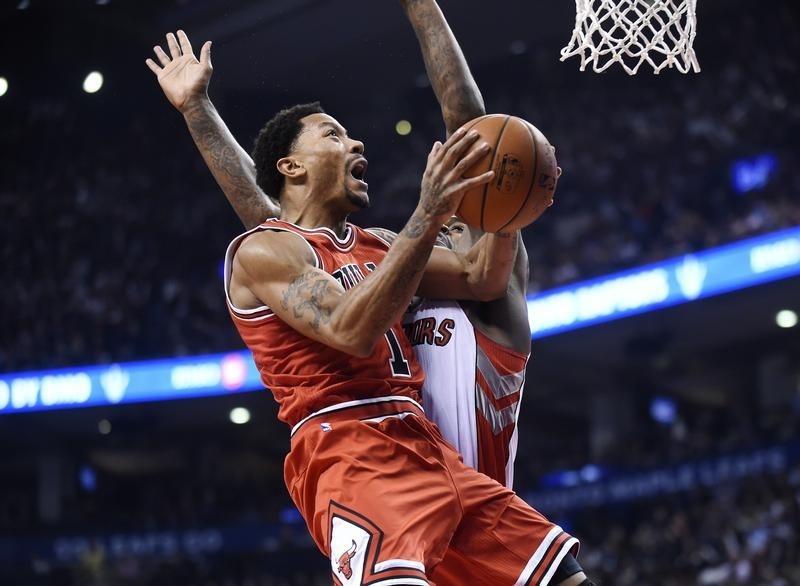 © Reuters. NBA: Chicago Bulls at Toronto Raptors