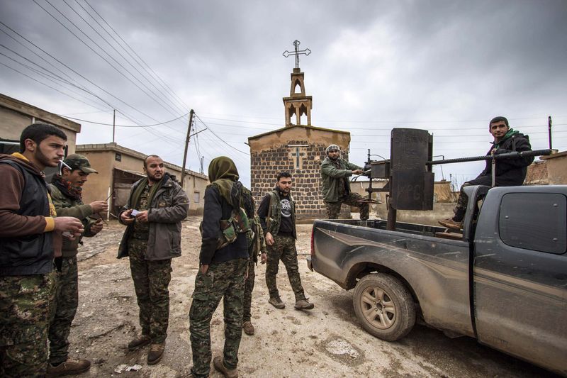 © Reuters. امريكا تندد بهجمات الدولة الاسلامية على قرى مسيحية في سوريا