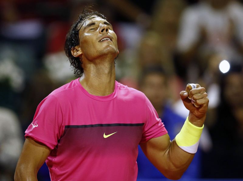 © Reuters. Nadal debuta con victoria en torneo de Argentina tras diez años de ausencia