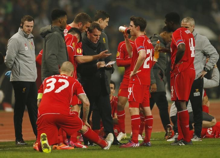 © Reuters. Besiktas v Liverpool - UEFA Europa League Second Round Second Leg