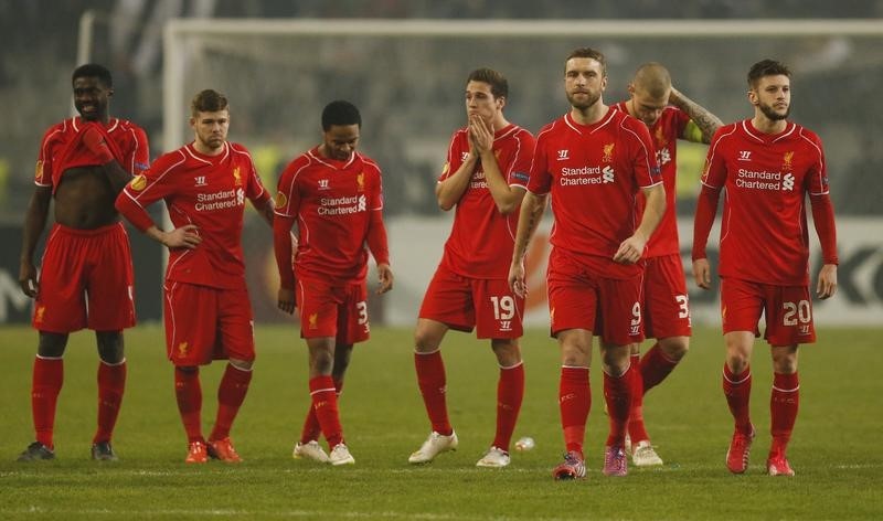 © Reuters. Besiktas v Liverpool - UEFA Europa League Second Round Second Leg