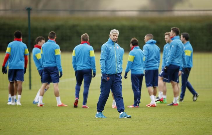 © Reuters. Arsenal Training