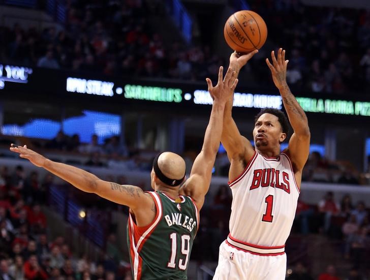 © Reuters. NBA: Milwaukee Bucks at Chicago Bulls