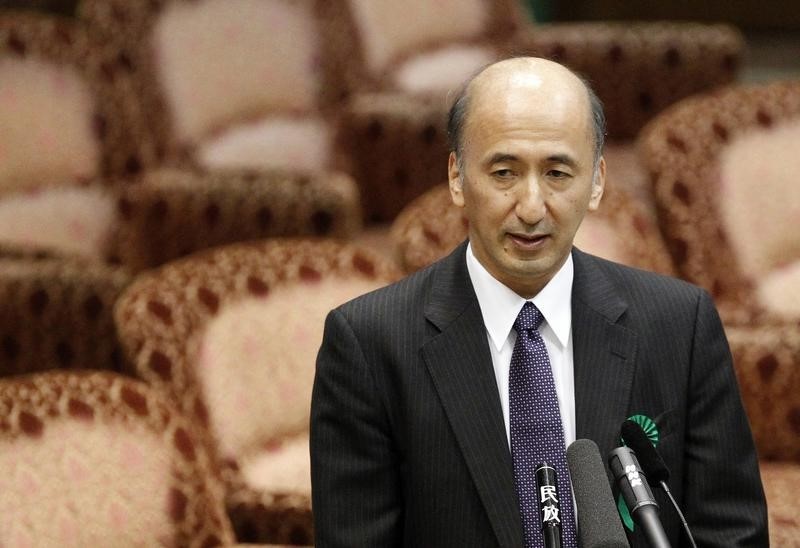 © Reuters. Nakaso, Bank of Japan's deputy governor, attends a hearing session in Tokyo