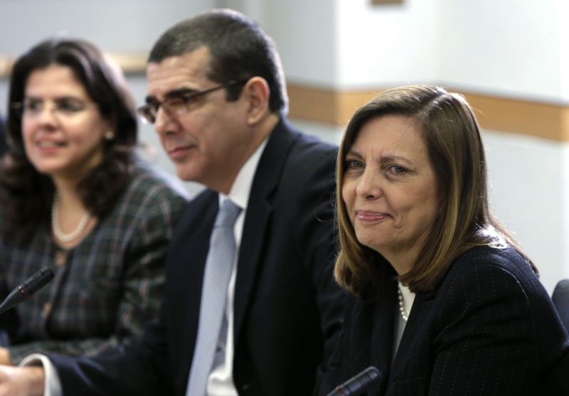 © Reuters. Josefina Vidal, da delegação cubana, participa de reunião em Washington