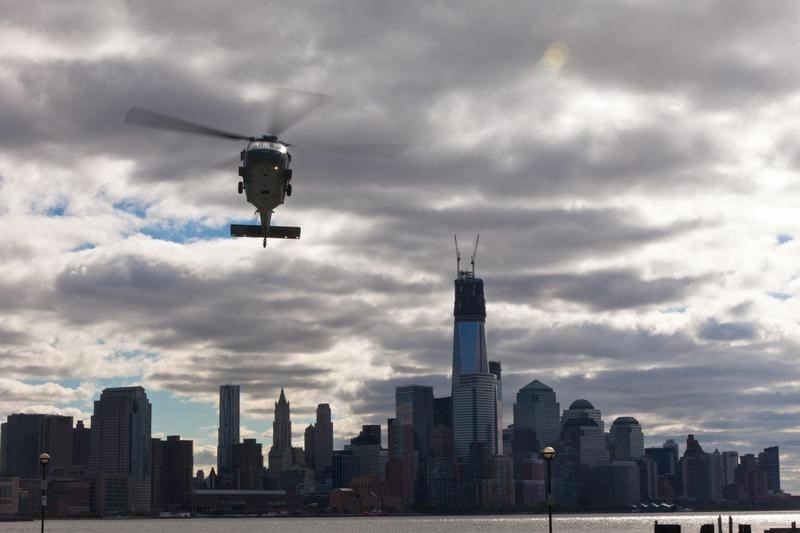 © Reuters. U.S. Marines handout image of operations in response to Hurricane Sandy in Hoboken