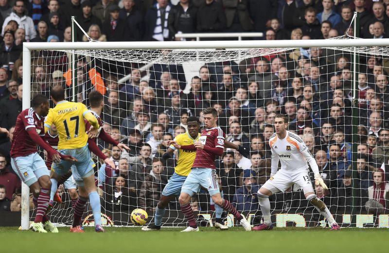 © Reuters. West Ham United v Crystal Palace - Barclays Premier League