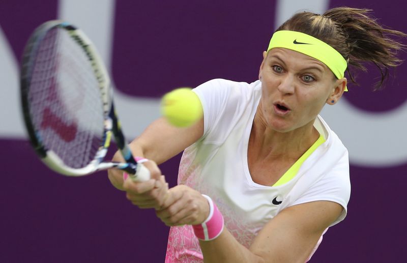 © Reuters. التشيكية سفاروفا تحرز لقب بطولة قطر المفتوحة للتنس