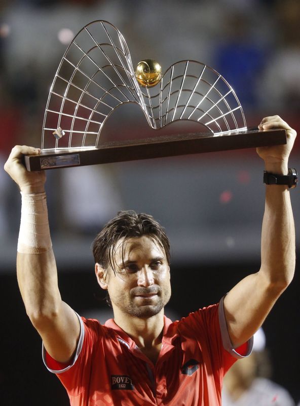 © Reuters. فيرير يحرز لقب فردي الرجال في بطولة اكابولكو للتنس