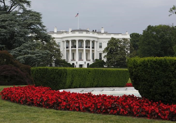 © Reuters. Vista da Casa Branca, em Washington