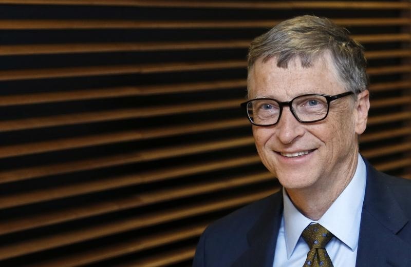 © Reuters. Microsoft founder Bill Gates arrives for a meeting at the EU Commission headquarters in Brussels