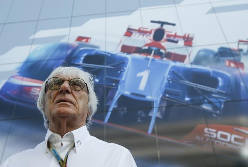 © Reuters. Ecclestone ofrece un adelanto a las escuderías pequeñas de Fórmula 1