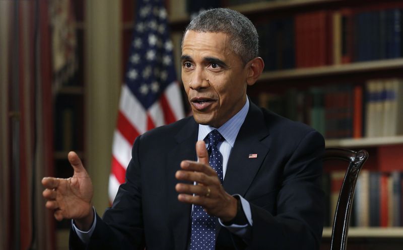 © Reuters. Presidente dos EUA, Barack Obama, concede entrevista à Reuters