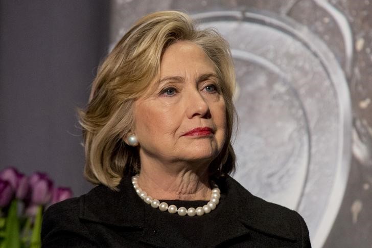 © Reuters. Ex-secretária de Estado norte-americana Hillary Clinton 