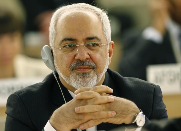 © Reuters. Chanceler iraniano, Mohammad Zarif, em Genebra