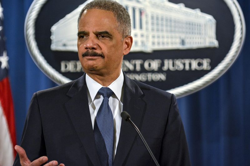 © Reuters. Procurador-geral dos EUA Eric Holder comenta situação de Ferguson