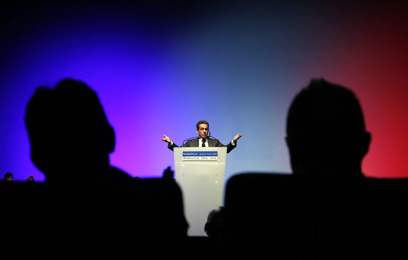 © Reuters. CHARGE DE NICOLAS SARKOZY CONTRE CHRISTIANE TAUBIRA 