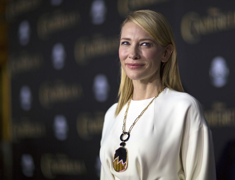 © Reuters. Cate Blanchett em lançamento do filme "Cinderella" 