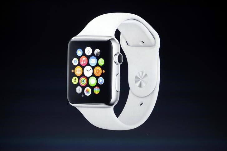 © Reuters. Imagen de archivo de la presentación del reloj Apple Watch en Cupertino, EEUU