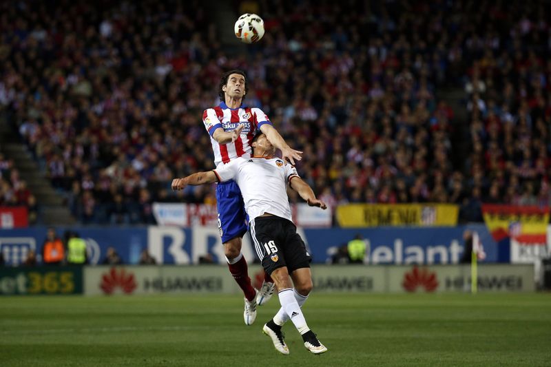 © Reuters. El Atlético, centrado en asegurar la tercera plaza tras su último tropiezo