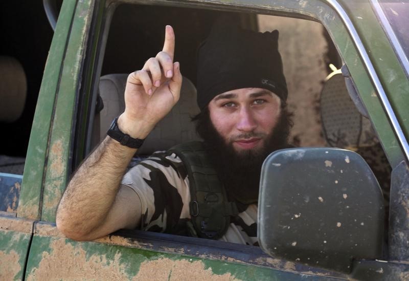 © Reuters. مقتل تسعة من تنظيم الدولة الاسلامية في سوريا خلال اقتتال داخلي
