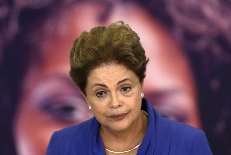 © Reuters. Presidente Dilma Rousseff discursa durante evento em Brasília 