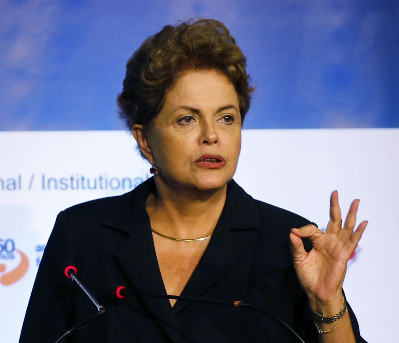 © Reuters. Presidente Dilma Rousseff  em evento em São Paulo