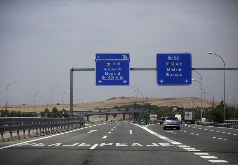 © Reuters. Liquidar las autopistas en quiebra costaría 8.000 mlns eur, según asociación