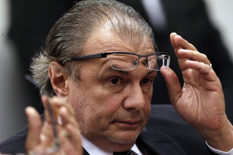 © Reuters. Ex-gerente da Petrobras Pedro Barusco em Brasília