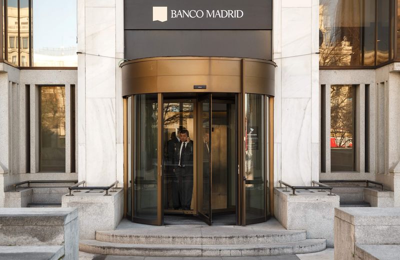 © Reuters. Banco de España levanta intervención Banco Madrid tras nombrar administradores