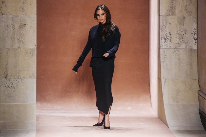 © Reuters. Estilista Victoria Beckham durante evento na Semana de Moda de Nova York