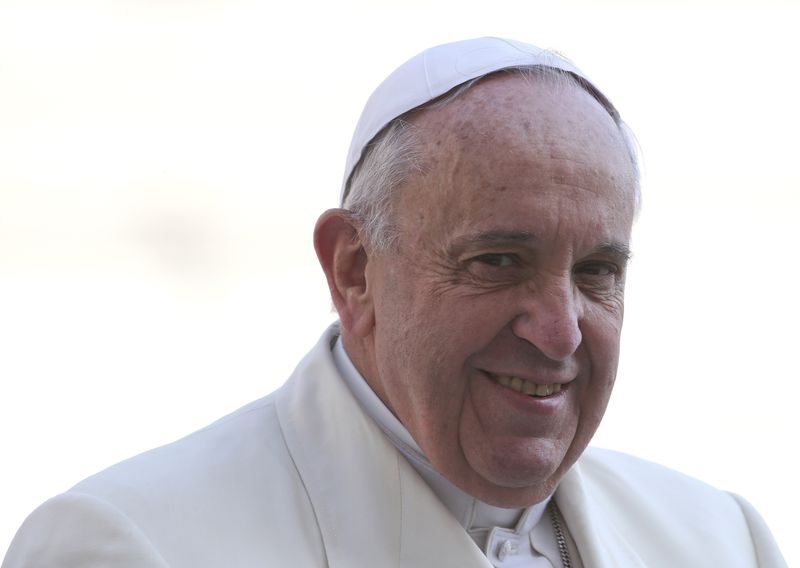 © Reuters. Papa Francisco na Praça de de São Pedro, no Vaticano