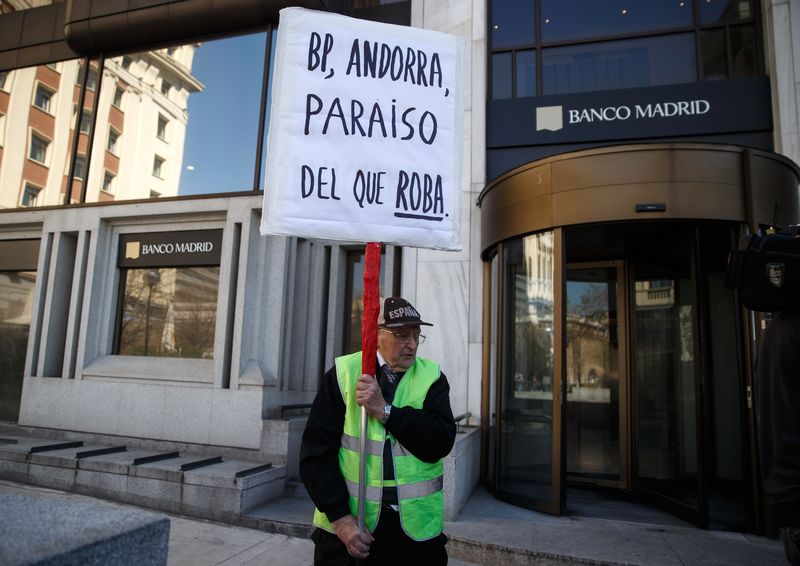 © Reuters. Unidad blanqueo capitales España pide a fiscal que investigue Banco Madrid, según fuentes
