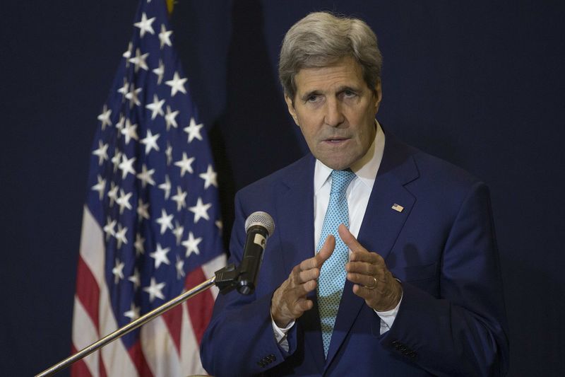 © Reuters. كيري: واشنطن ستضطر للتفاوض مع الأسد في النهاية
