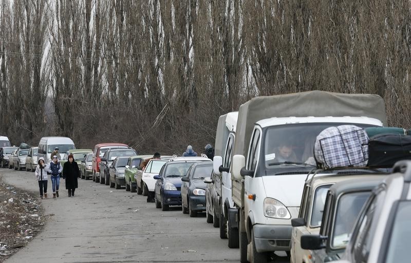 © Reuters. روسيا أرض الوفرة لكن الوصول إليها صعب من شرق أوكرانيا الانفصالي