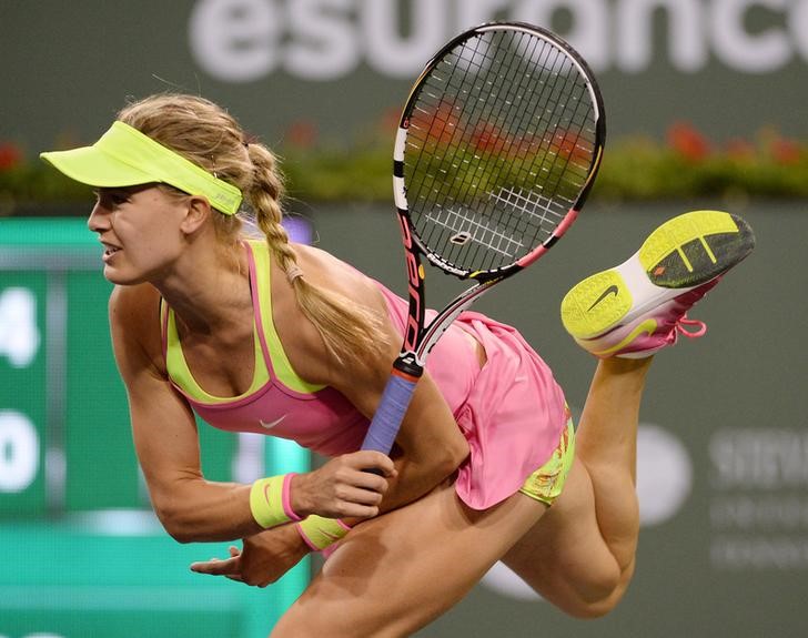 © Reuters. Tennis: BNP Paribas Open-Bouchard vs Hradecka