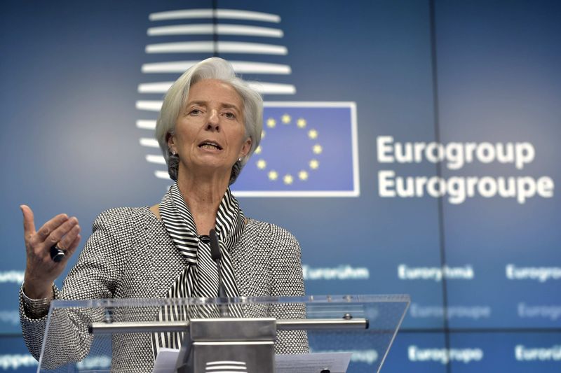 © Reuters. Diretora-gerente do FMI, Christine Lagarde, durante conferência em Bruxelas