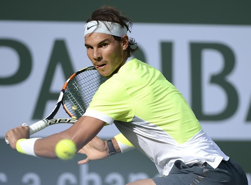 © Reuters. Tennis: BNP Paribas Open-Nadal vs Young