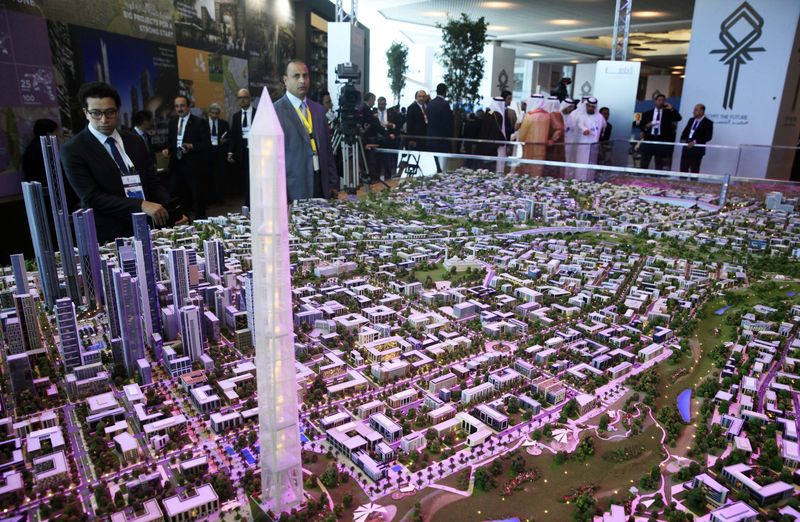 © Reuters. وزارة الإسكان المصرية: بدء تنفيذ العاصمة الإدارية الجديدة خلال 3 شهور