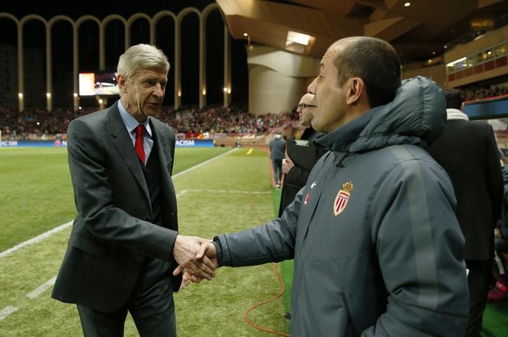 © Reuters. AS Monaco v Arsenal - UEFA Champions League Second Round Second Leg