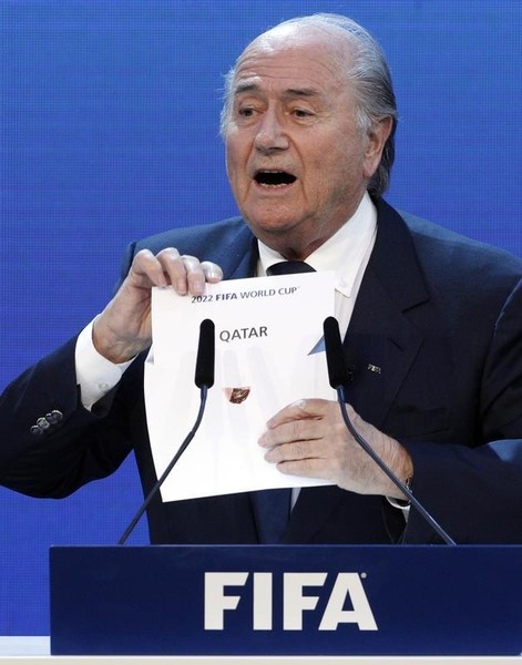 © Reuters. الفيفا يبدأ اجتماع تحديد موعد كأس العالم 2022