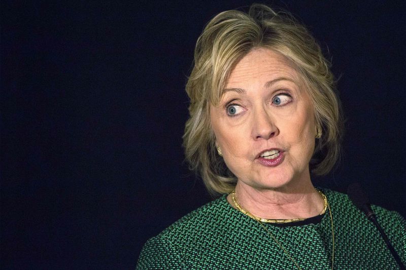 © Reuters. Ex-secretária de Estado dos EUA Hillary Clinton fala durante evento em Nova York