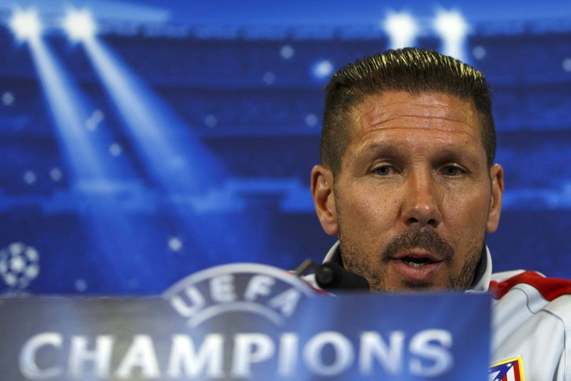 © Reuters. ¿Champions League? ¿El "Clásico"? Simeone sólo se centra en el Getafe