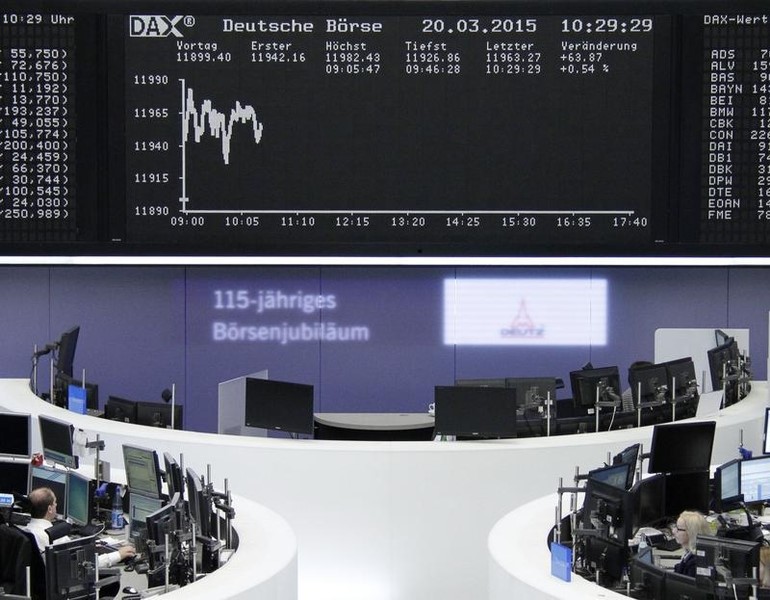 © Reuters. الأسهم الأوروبية تواصل تعافيها بدعم من تدفقات استثمارية وافدة 